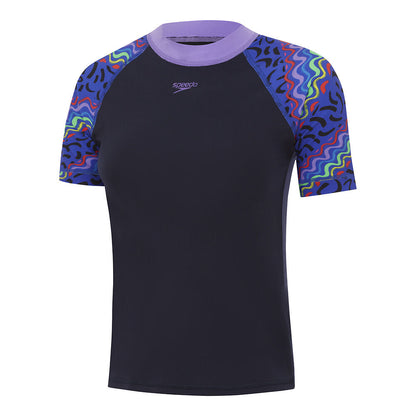 SPEEDO - Girls - Short Sleeve Print Rash Top