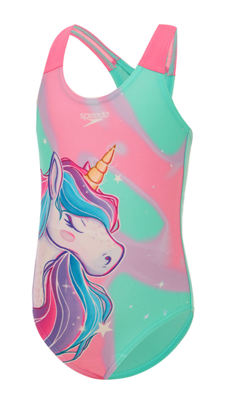 SPEEDO - Toddler Girl Placement Swimsuit One Piece