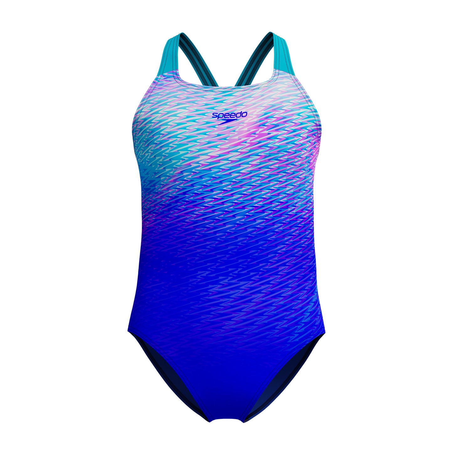 SPEEDO - GIRLS - Junior Girls Print Powerback One Piece 8-003733002