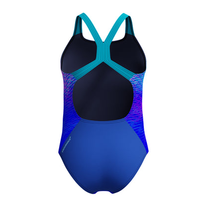 SPEEDO - GIRLS - Junior Girls Print Powerback One Piece 8-003733002