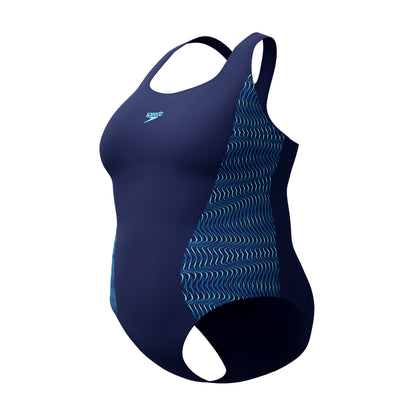 SPEEDO - WOMENS - Plus Medalist 1pc Navy 8-005286002