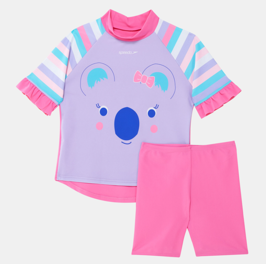 SPEEDO - Infant Girls - Koko Koala Jammer & Rash top SET