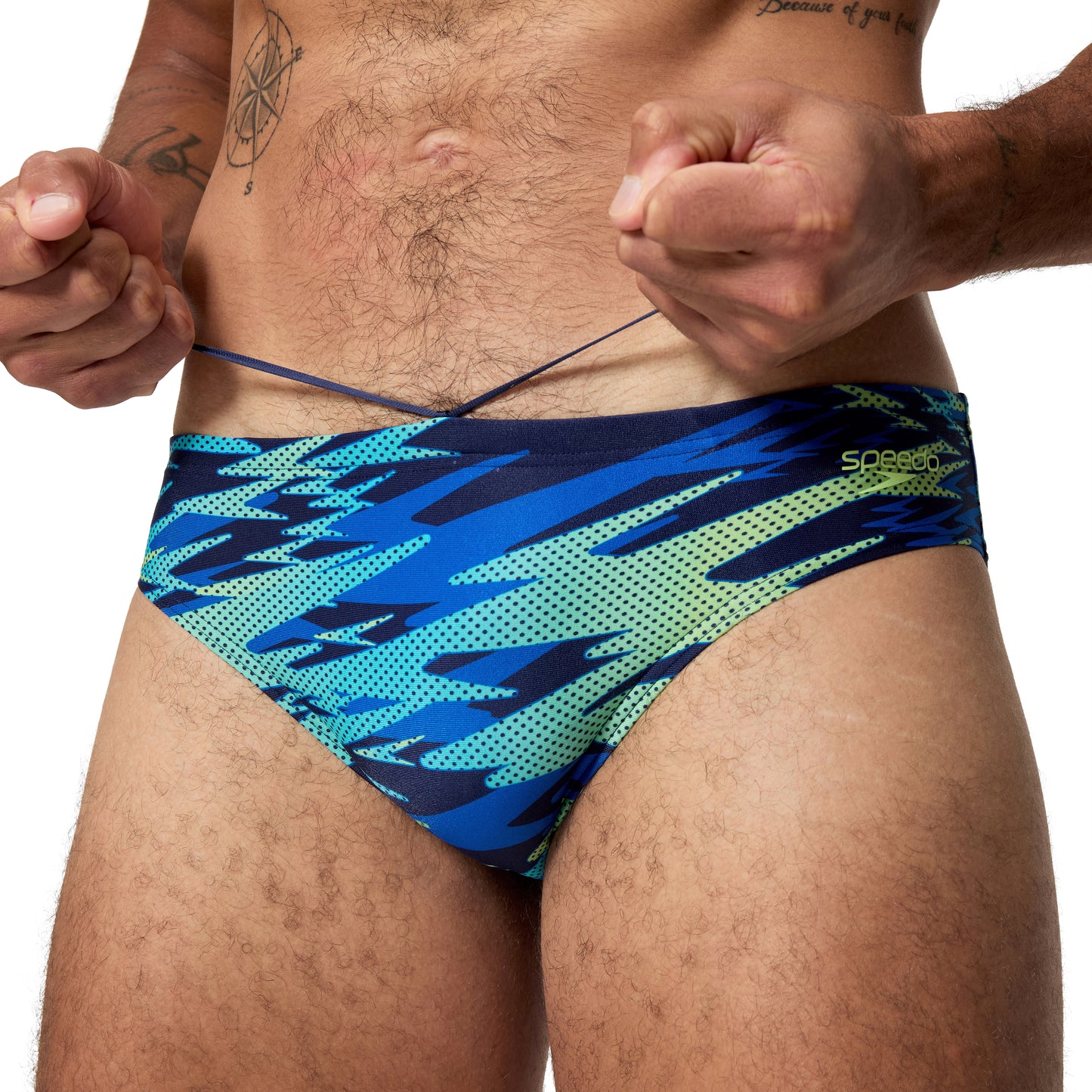 SPEEDO - Mens Hyperboom Print Briefs 2.5" 8-A000255002