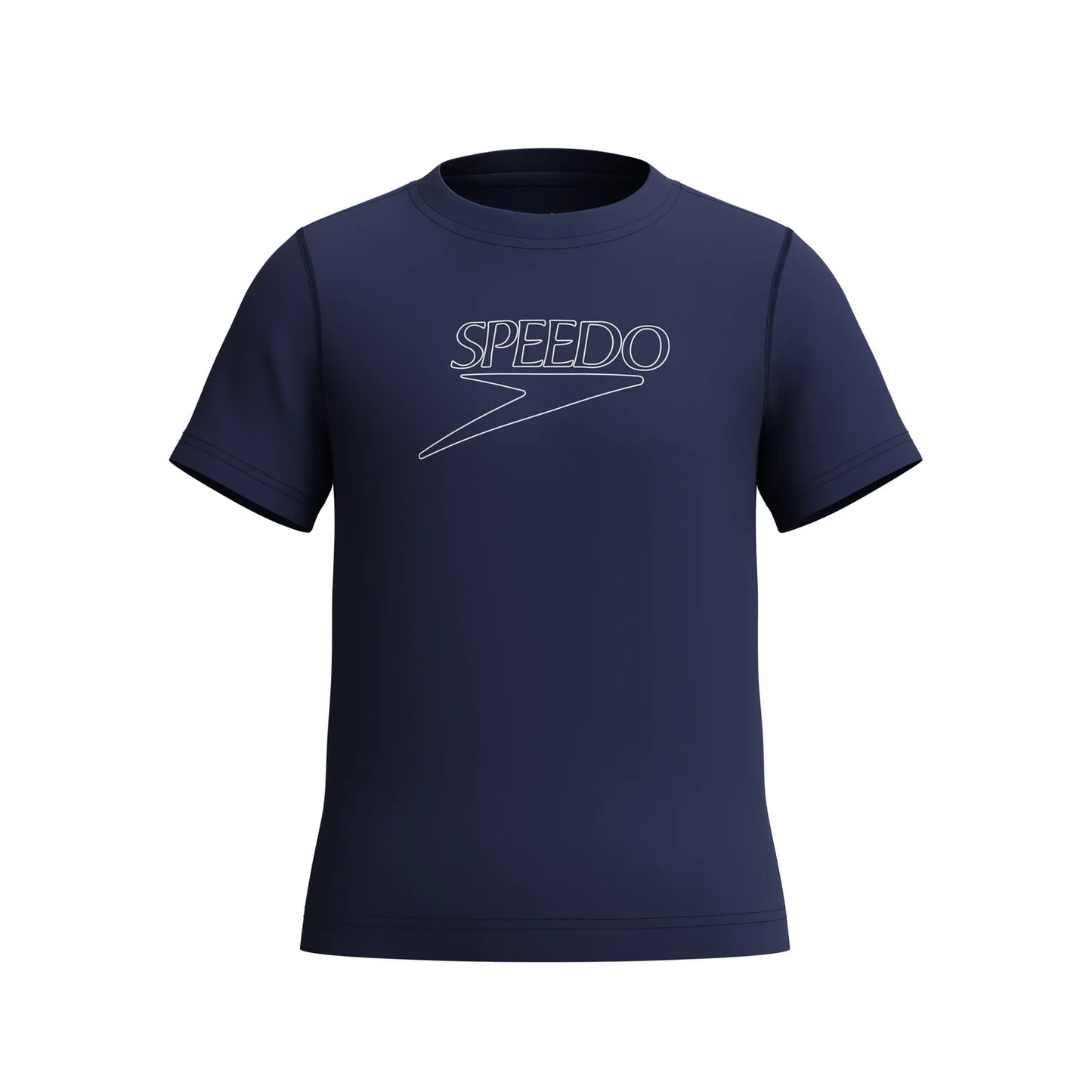 Speedo Unisex SS Logo Rashguard 8-A000262003 Navy