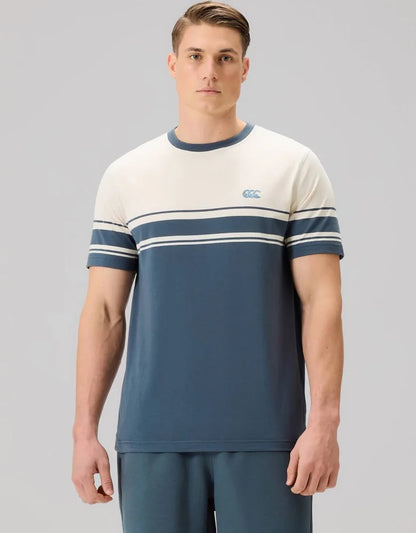 CANTERBURY EVERYDAY STRIPE T-SHIRT Dark Slate