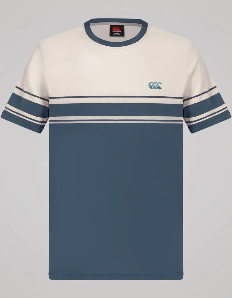 CANTERBURY EVERYDAY STRIPE T-SHIRT Dark Slate