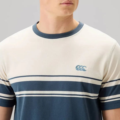 CANTERBURY EVERYDAY STRIPE T-SHIRT Dark Slate