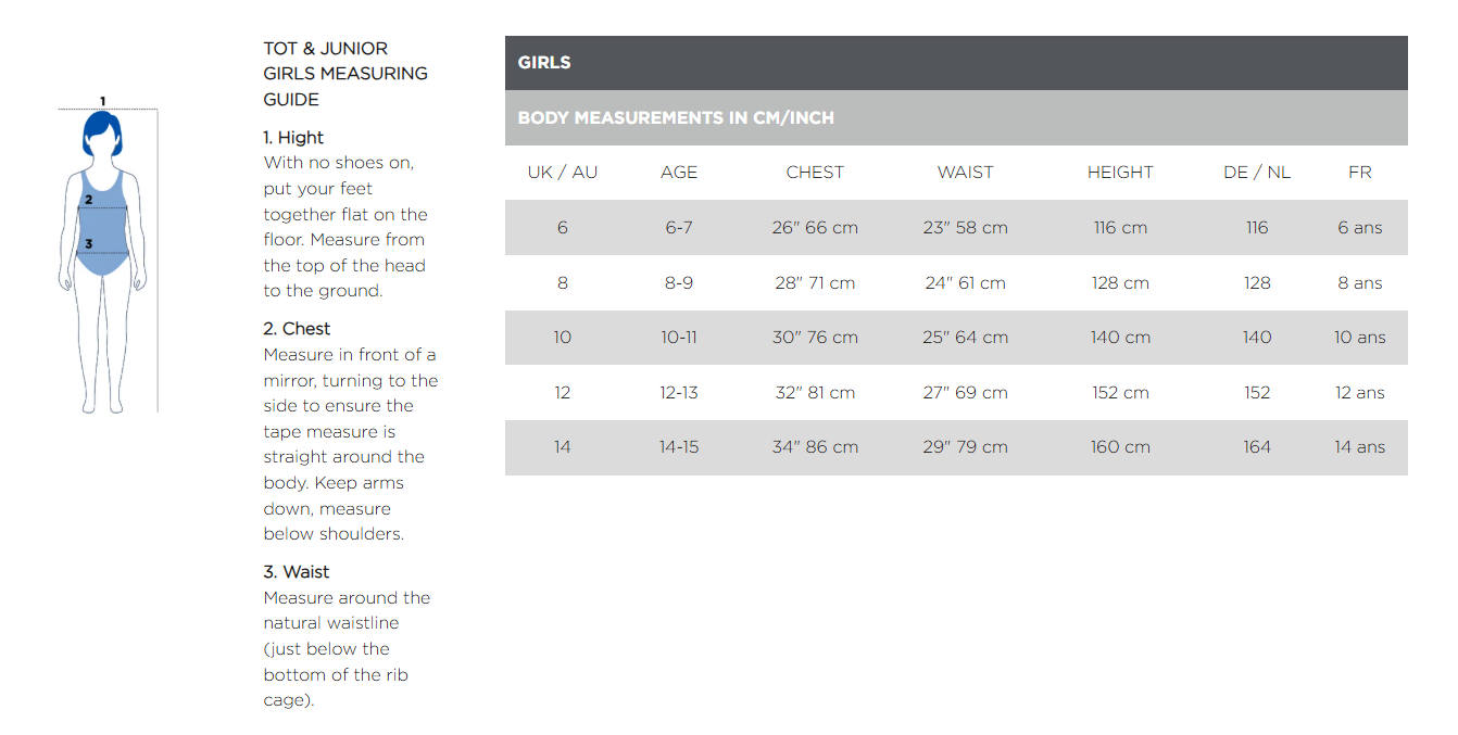 ZOGGS - Junior Girls Freedom Sprintback PERIOD Togs