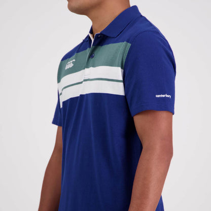 CANTERBURY - MENS CHEST STRIPE SS POLO