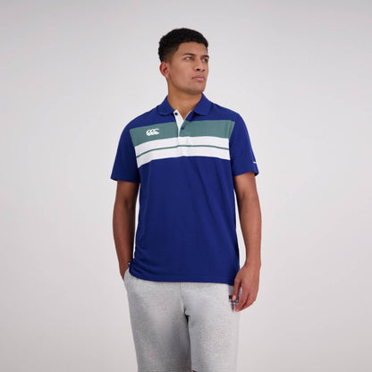 CANTERBURY - MENS CHEST STRIPE SS POLO