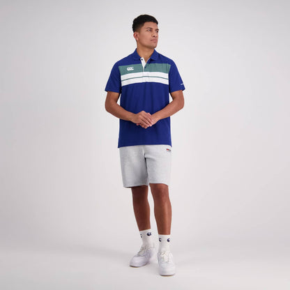 CANTERBURY - MENS CHEST STRIPE SS POLO