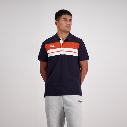 CANTERBURY - MENS CHEST STRIPE SS POLO