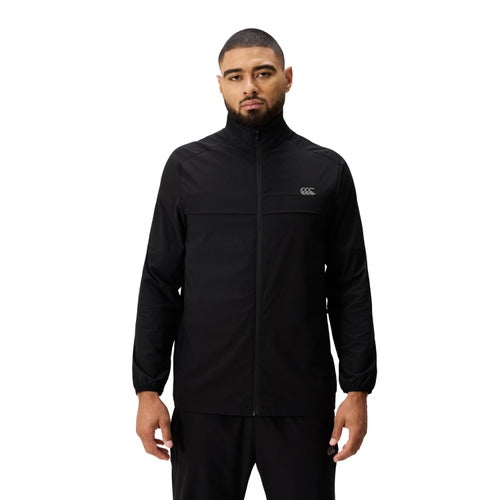 CANTERBURY - MENS TEMPO WOVEN FULL ZIP JACKET NAVY & BLACK AVAILABLE