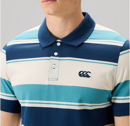CANTERBURY - MENS - Yarn Stripe SS Polo QA009832
