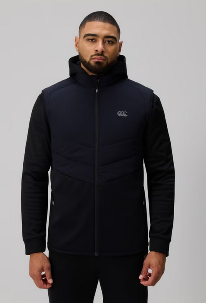 CANTERBURY - MENS TEMPO GILET FULL ZIP BLACK