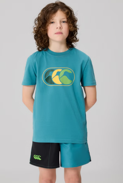 CANTERBURY - KIDS FUNDAMENTALS T-SHIRT STORM BLUE