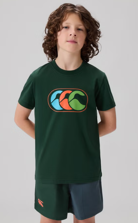 CANTERBURY - KIDS FUNDAMENTALS T-SHIRT SYCAMORE