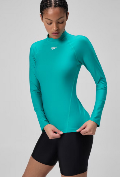 SPEEDO - WOMENS - Ess Long Sleeve SP Rash Top