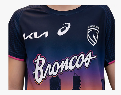 Asics - Brisbane Bronco's - Rep Run Out Tee 2026 - Youth