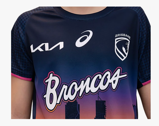 Asics - Brisbane Bronco's - Rep Run Out Tee 2026 - Youth