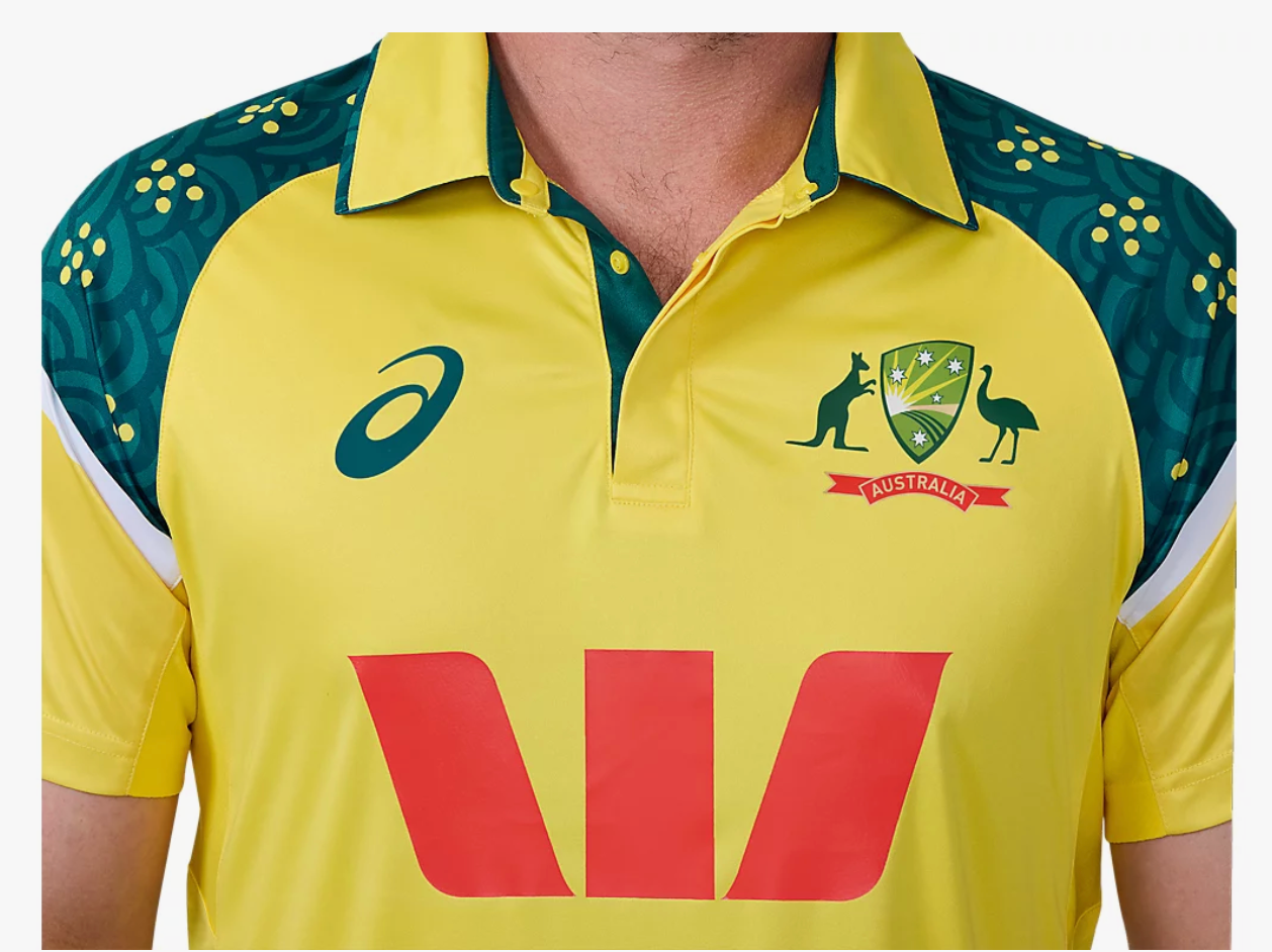 Asics - Cricket Australia 2025/26 ODI Home Shirt SS - Mens