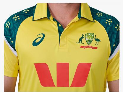 Asics - Cricket Australia 2025/26 ODI Home Shirt SS - Mens