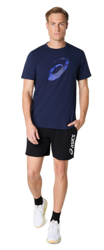 Asics - Men's - Spiral Logo Graphic Cotton Blend Tee