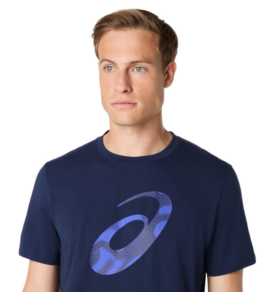 Asics - Men's - Spiral Logo Graphic Cotton Blend Tee