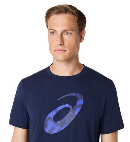 Asics - Men's - Spiral Logo Graphic Cotton Blend Tee