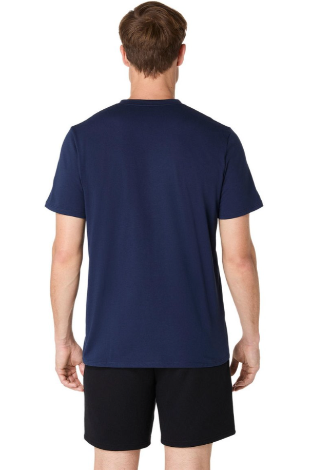 Asics - Men's - Spiral Logo Graphic Cotton Blend Tee