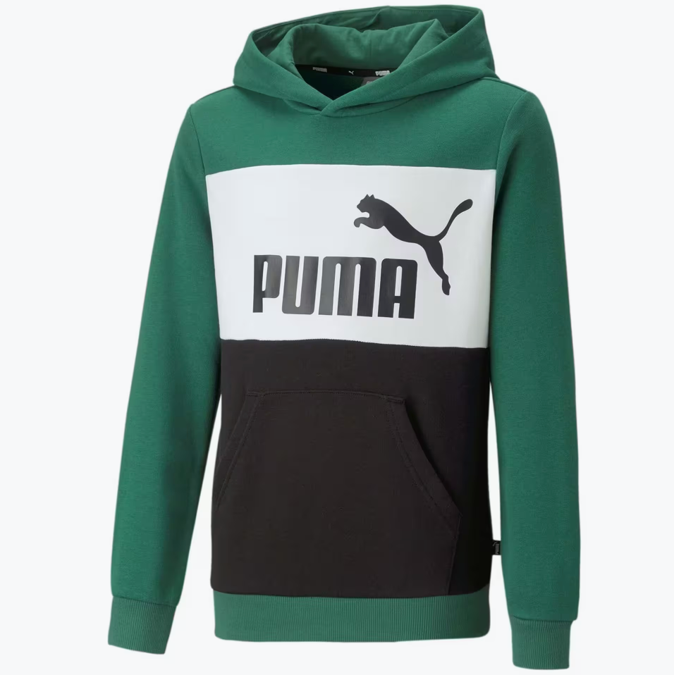 Puma - Kids - Essential + Colorblock Hoodie 849082 - Vine