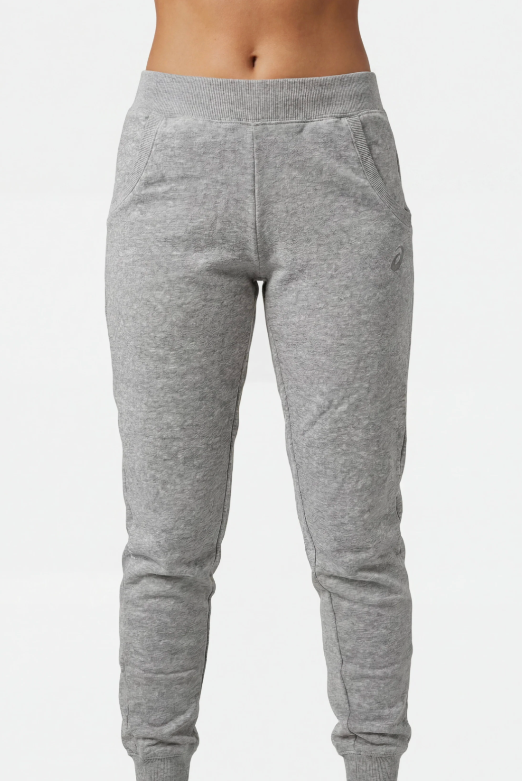 Asics - Women's - Fleece Cuff Pant - Black / Grey 2032D230