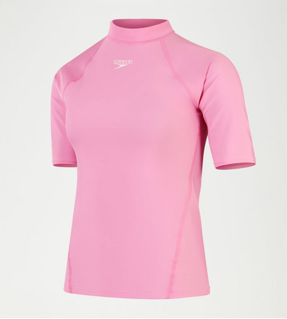 SPEEDO - Women's - Short Sleeve Rash Top - Pink
