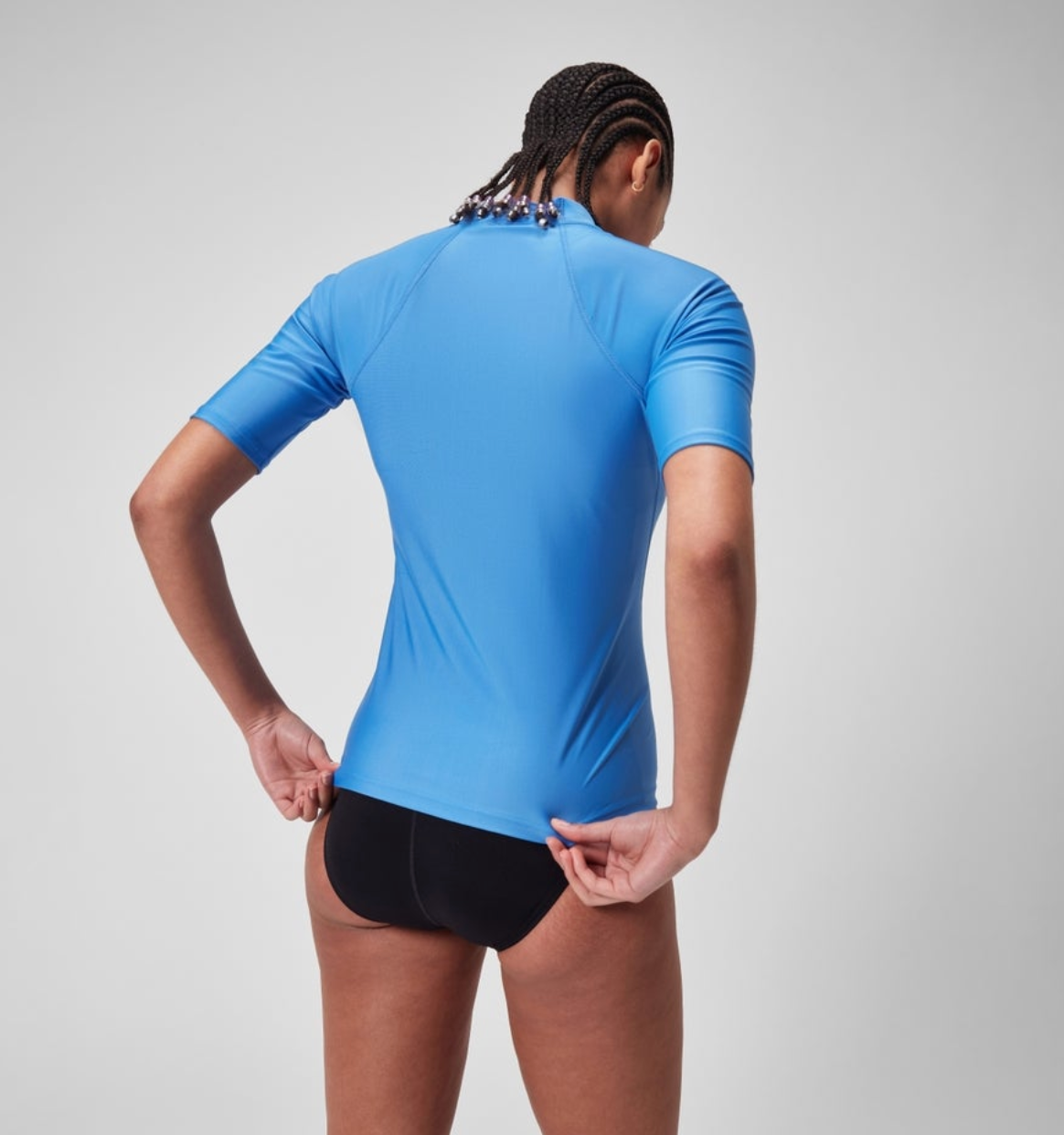 SPEEDO - Women's - Short Sleeve Rash Top - Blue