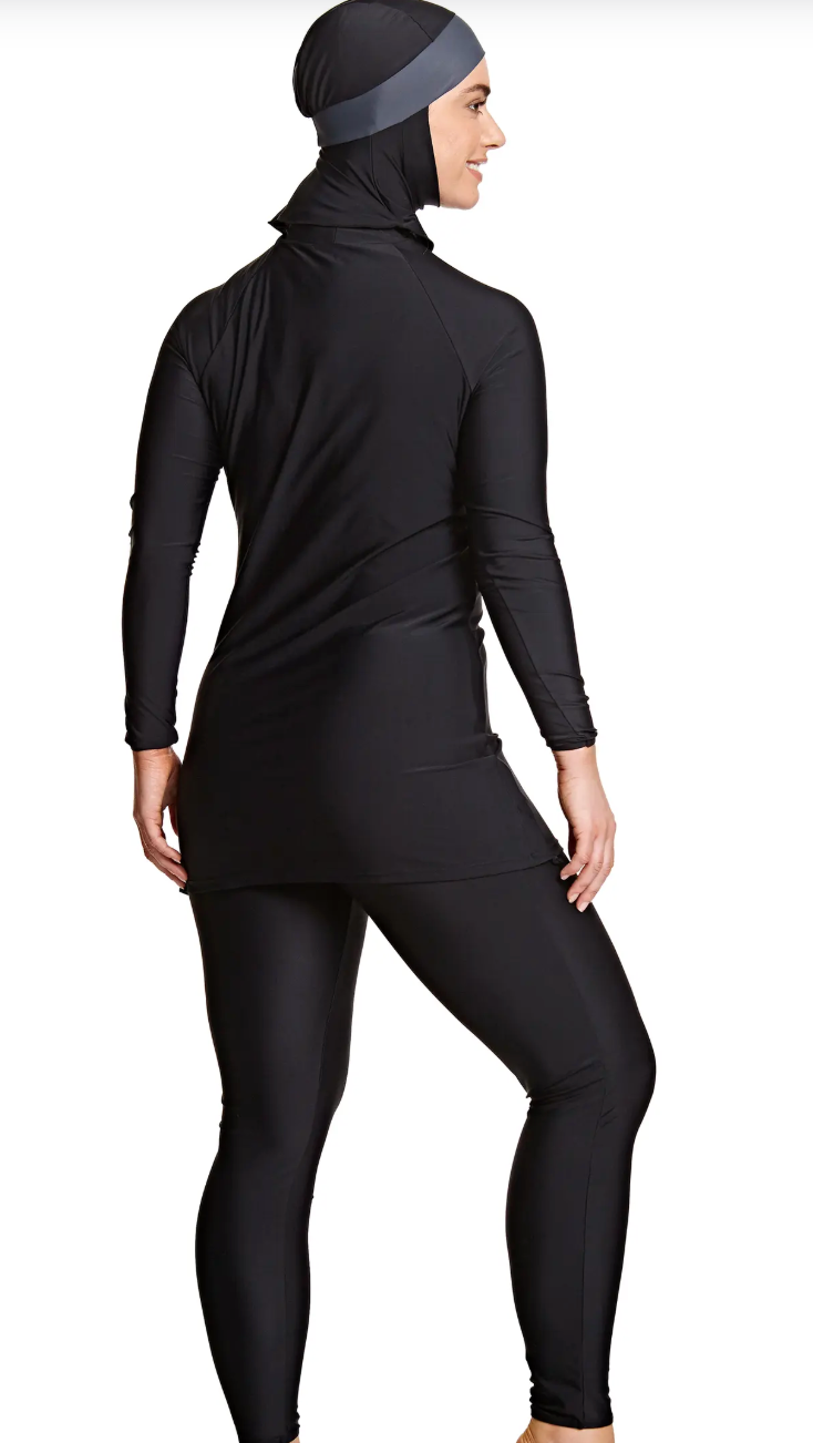 Zoggs - MeelUp Modesty Suit Black/Grey
