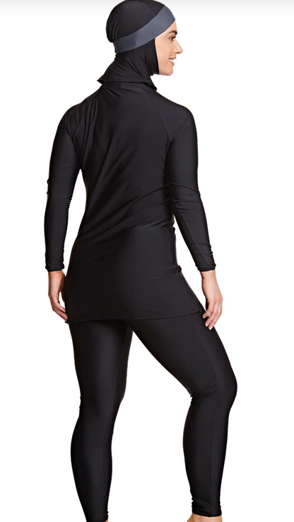 Zoggs - MeelUp Modesty Suit Black/Grey