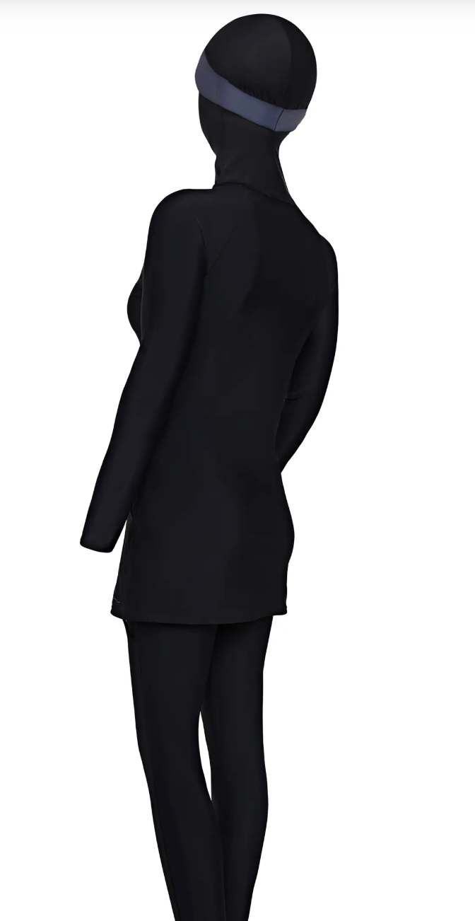 Zoggs - MeelUp Modesty Suit Black/Grey