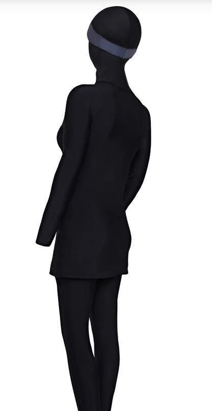 Zoggs - MeelUp Modesty Suit Black/Grey