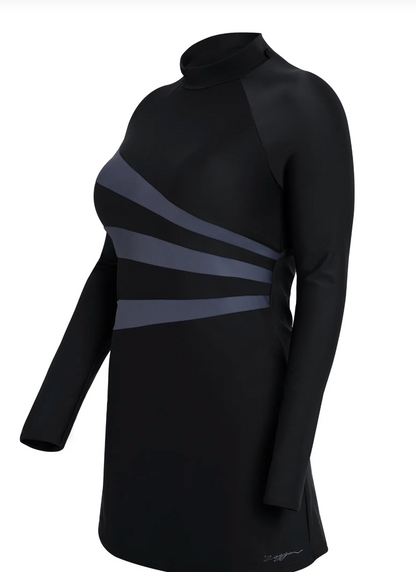 Zoggs - MeelUp Modesty Suit Black/Grey