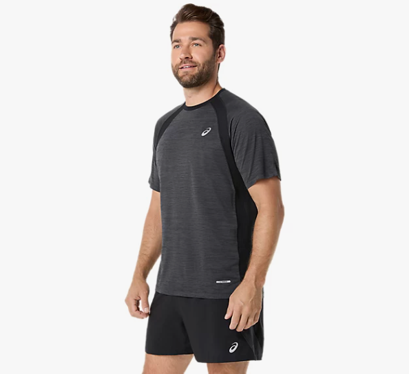 ASICS - Men's - Road SS Top - Performance Black
