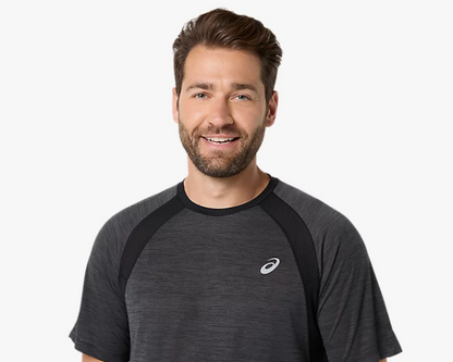 ASICS - Men's - Road SS Top - Performance Black
