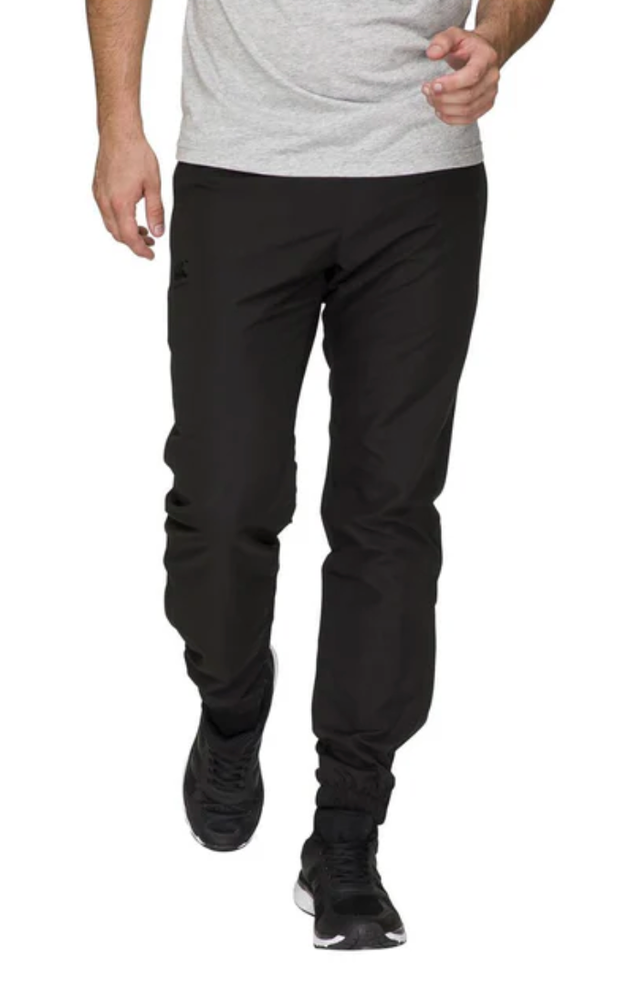 Team Tonal Taper Leg Cuffed Trackpant - BLACK / NAVY Men's