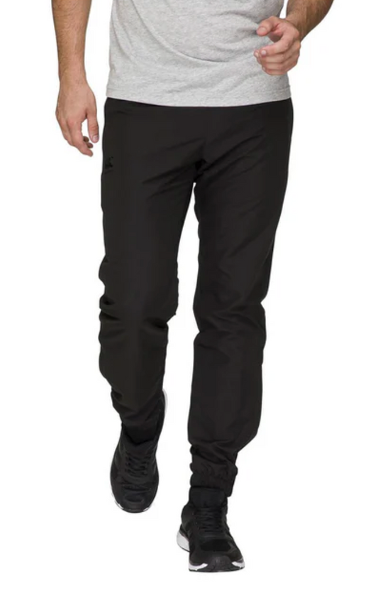 Team Tonal Taper Leg Cuffed Trackpant - BLACK / NAVY Men's