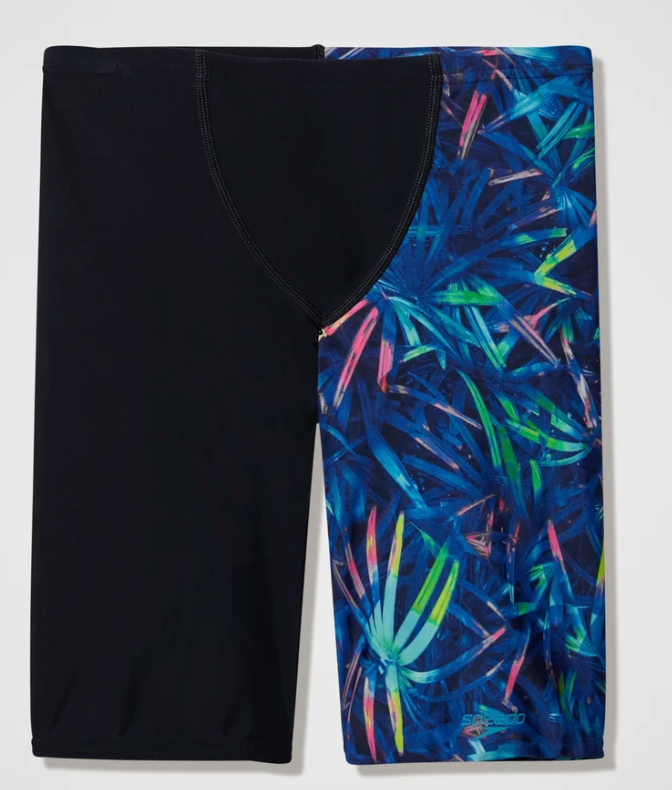 Printed V-Cut Jammer Navy - Boys