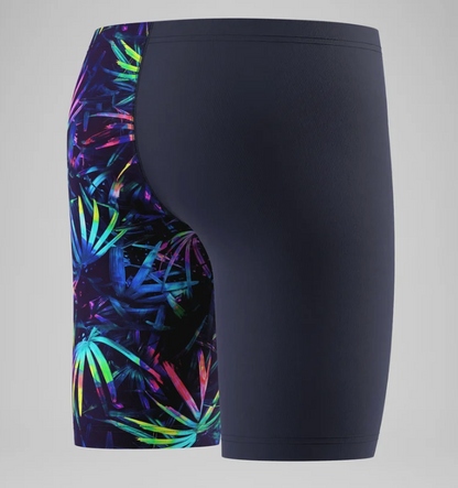 Printed V-Cut Jammer Navy - Boys