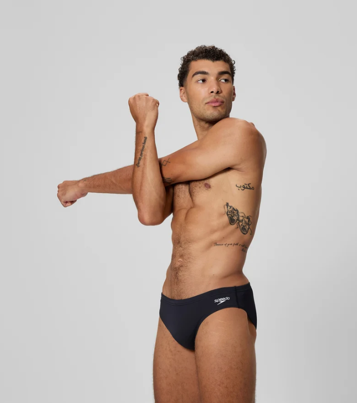 Men's Endurance+ Logo Brief -Black