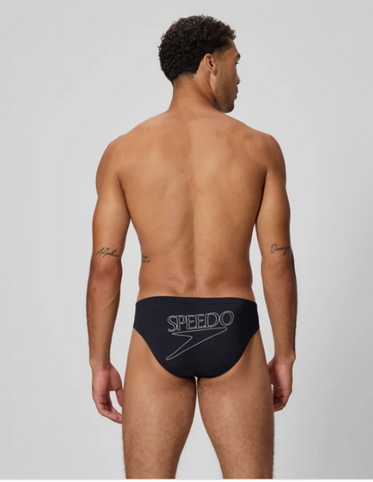 Men's Endurance+ Logo Brief -Black