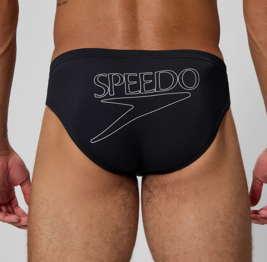 Men's Endurance+ Logo Brief -Black