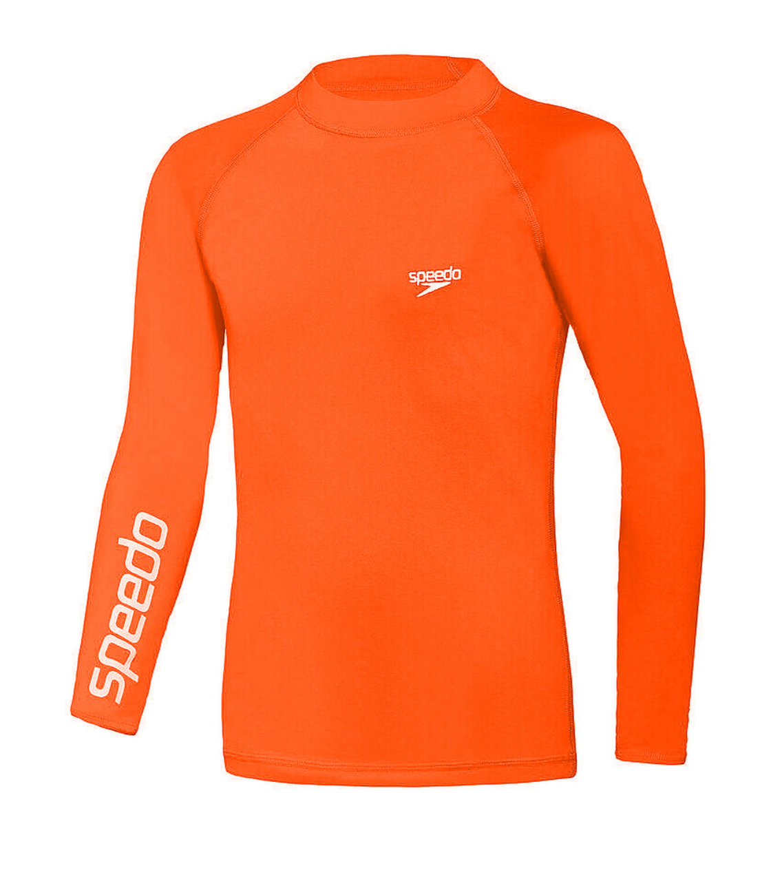 Long Sleeve Rash Top - Neon Orange - Junior