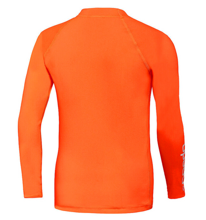 Long Sleeve Rash Top - Neon Orange - Junior